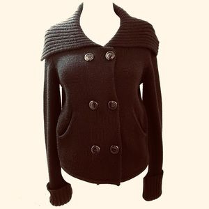 Vintage Moda International Black Peacoat Sweater